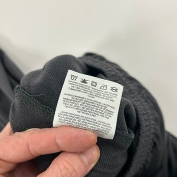 0459 Nike Vintage 90s Black Track Pants | Wide Leg Polyester Joggers Large - Picture 9 of 9